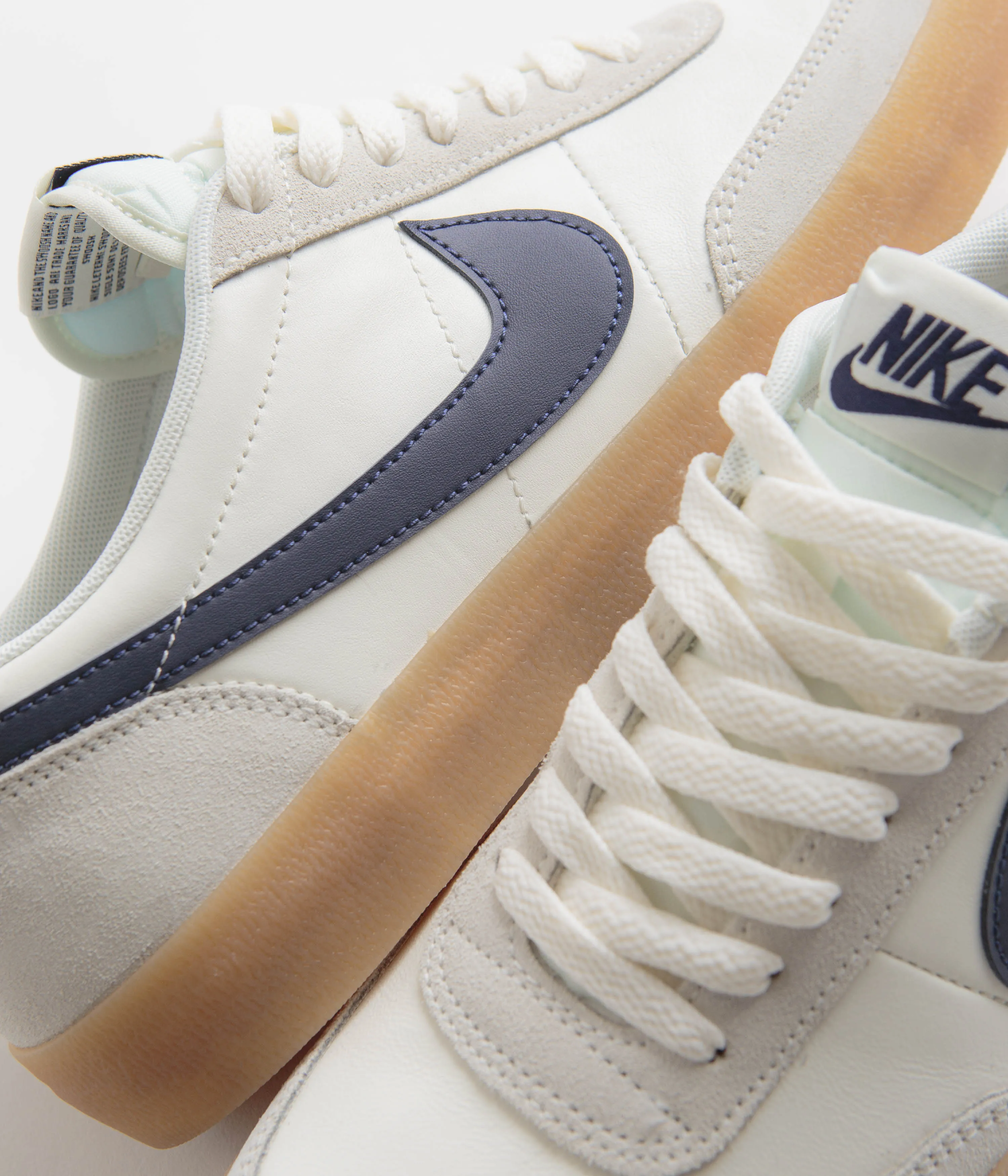 Nike Killshot 2 Leather Shoes - Sail / Midnight Navy - Gum Yellow