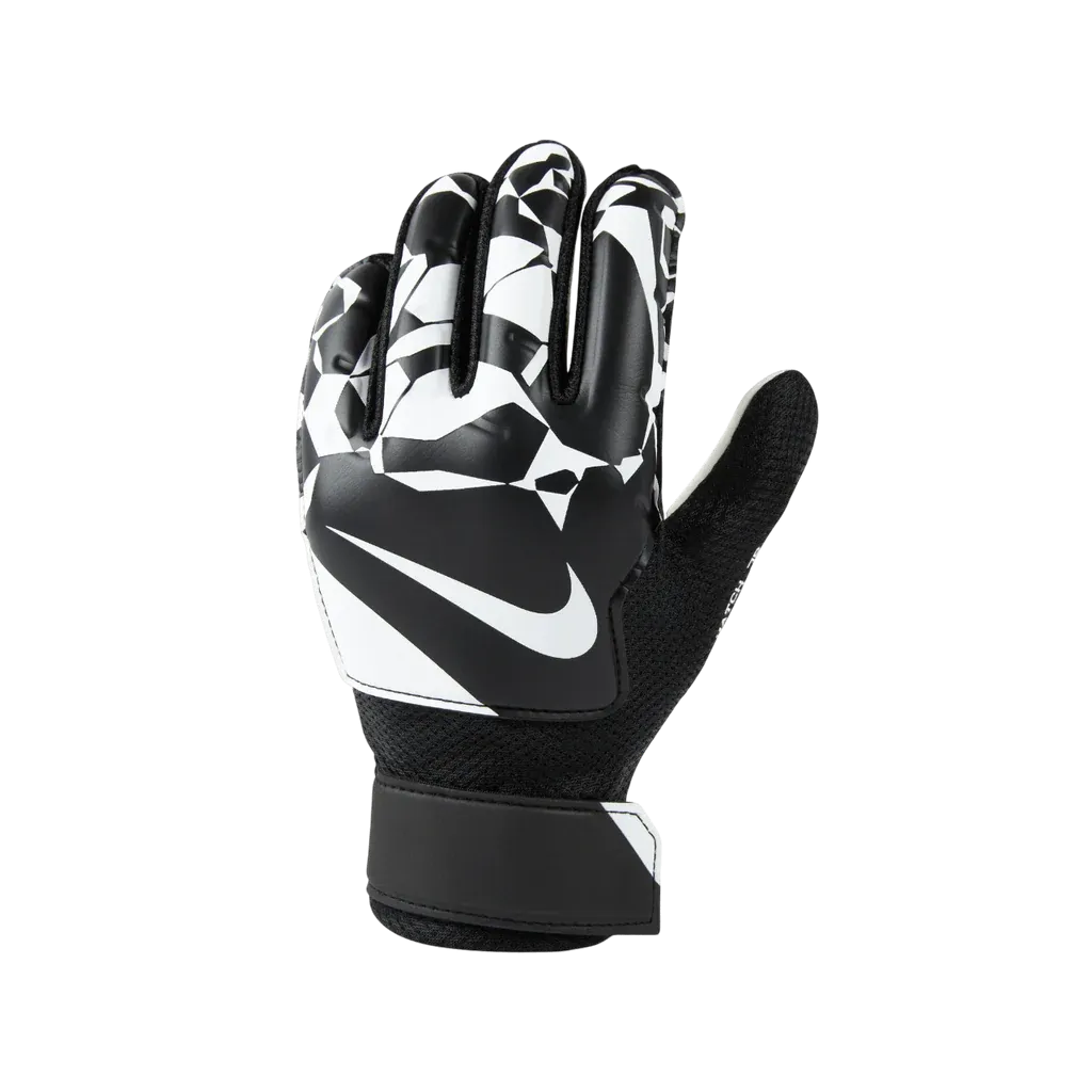 NIKE MATCH JR. GOALKEEPER GLOVES - BLACK/SLIVER