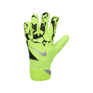 NIKE MATCH JR. GOALKEEPER GLOVES - YELLOW/BLACK/SLIVER