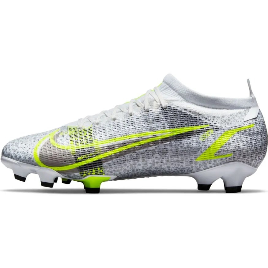 Nike Mercurial Vapor 14 Pro FG - WHITE/BLACK-METALLIC SILVER-VOLT