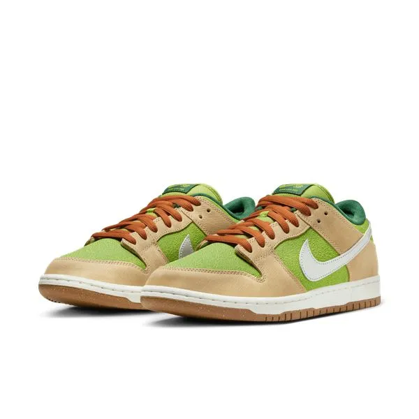 Nike SB Dunk Low Pro "Escargot" Sesame- Metallic Silver - Pear - Fir