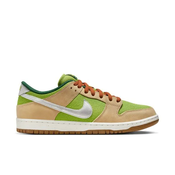 Nike SB Dunk Low Pro "Escargot" Sesame- Metallic Silver - Pear - Fir