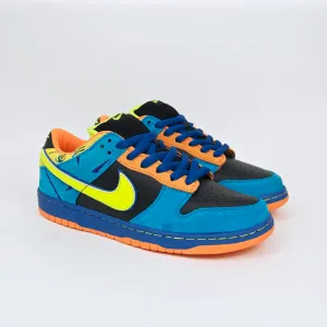 Nike SB - Dunk Low Pro SB 'Skate Or Die' Shoes - Black / Neon Yellow