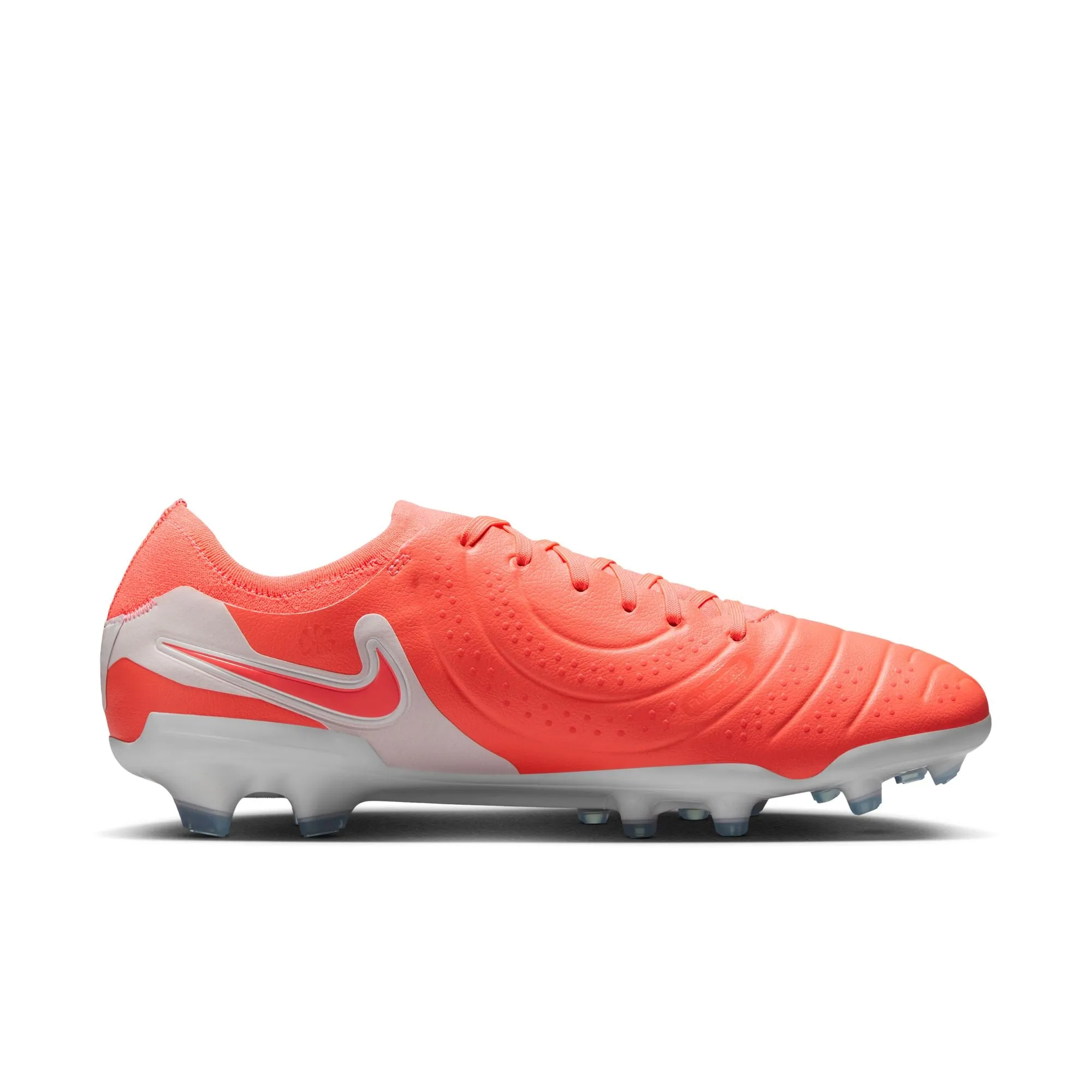 Nike Tiempo Legend 10 Pro FG Firm Ground Soccer Cleats - Hot Lava/White