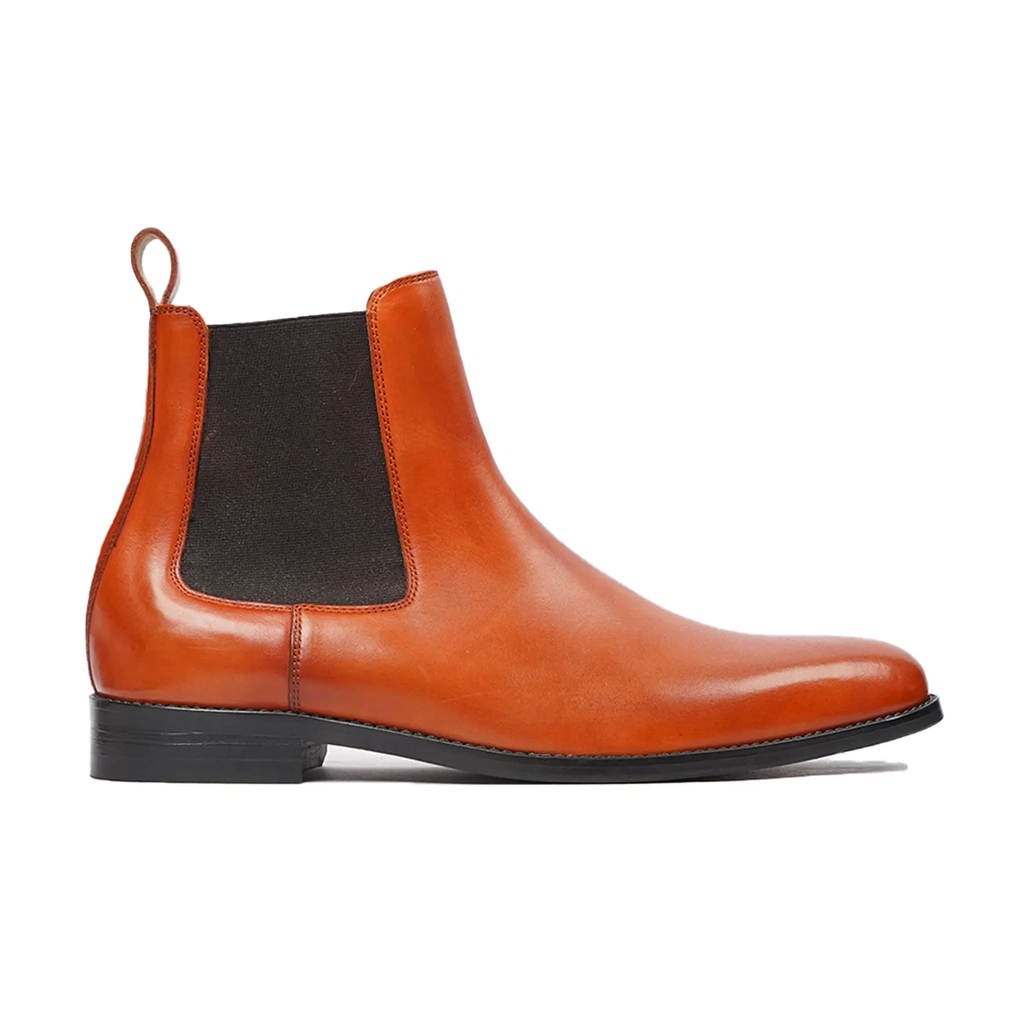 Nozomi - Men's Tan Calf Leather Chelsea Boot