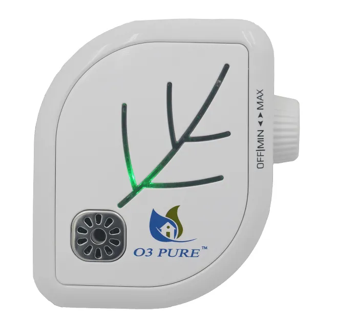 O3 Leaf Wall Plug-In Air Purifier - Room Deodorizer & Mini Ozone Generator