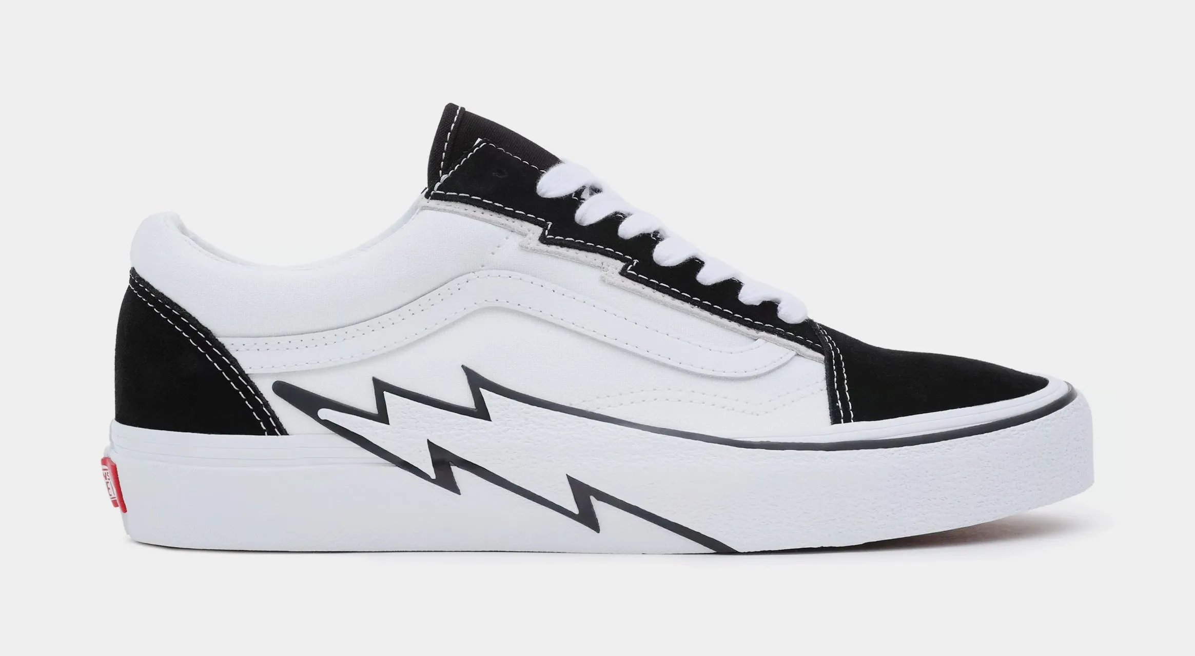 Old Skool Bolt Mens Skate Shoes (Black/White)