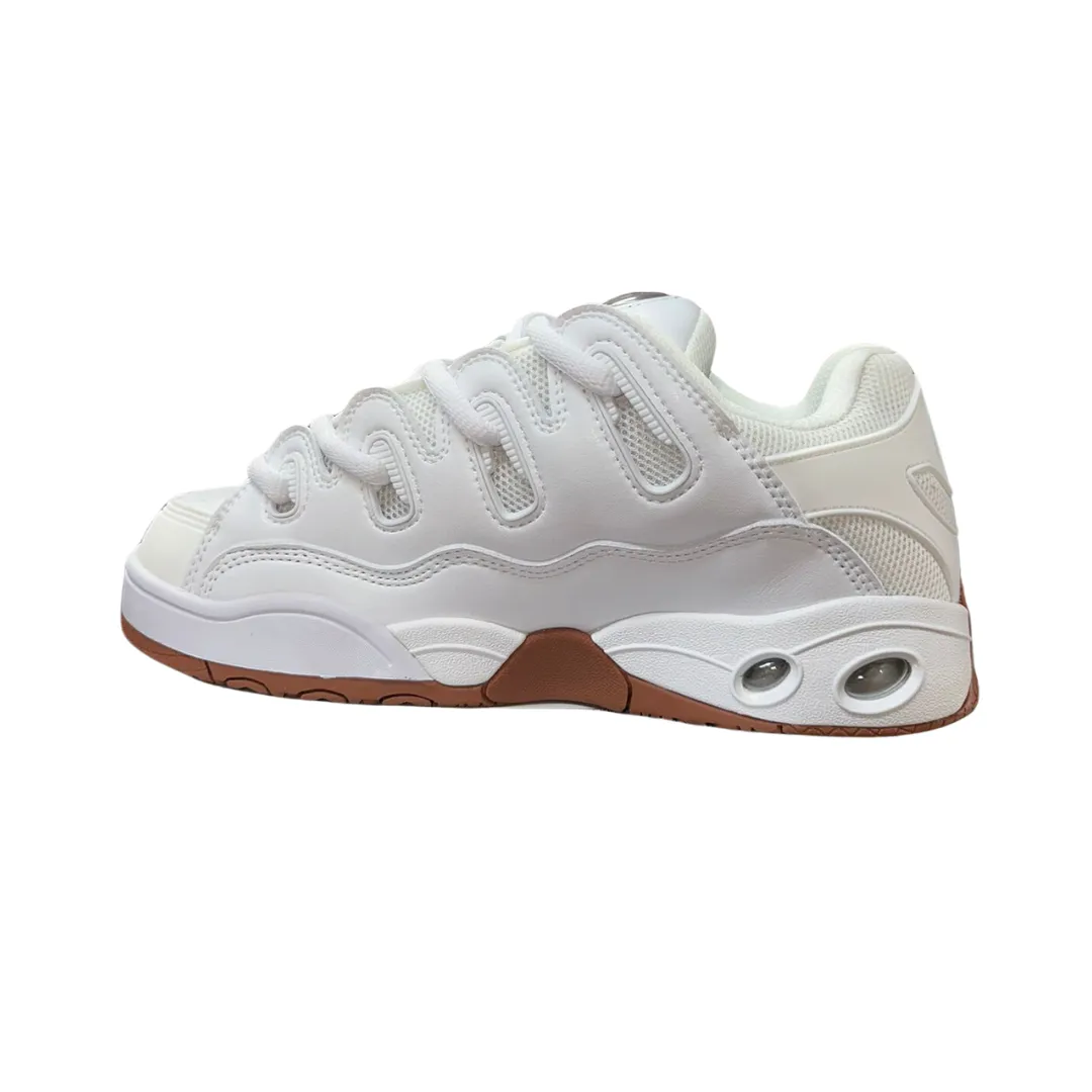 OSIRIS 13711448 D3 OG MN'S (Medium) White/White/Gum Synthetic Leather & Textile Skate Shoes