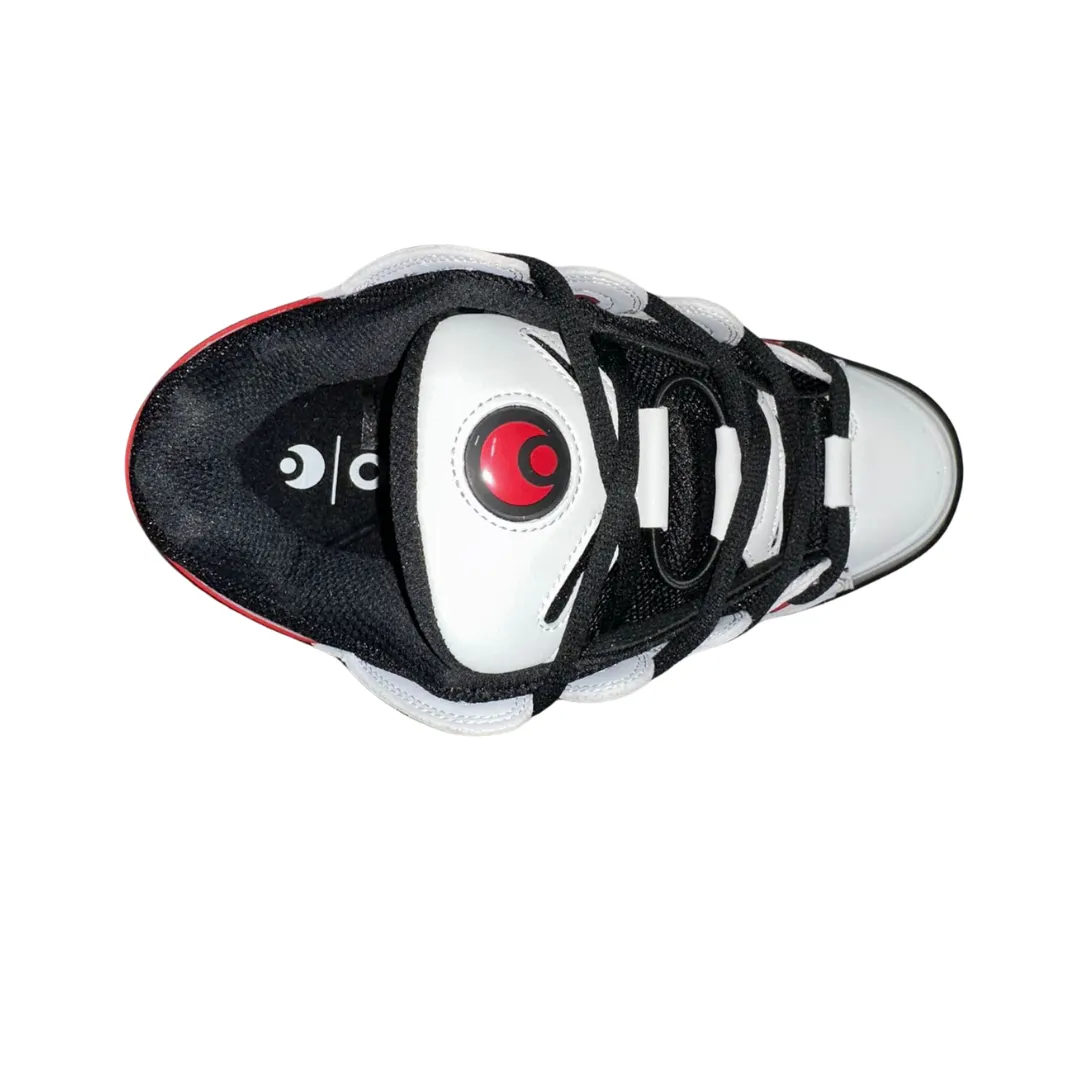 OSIRIS 1371146 D3 OG MN'S (Medium) Black/White/Red Synthetic Leather & Textile Skate Shoes