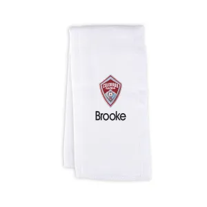 Personalized Colorado Rapids Burp Cloth