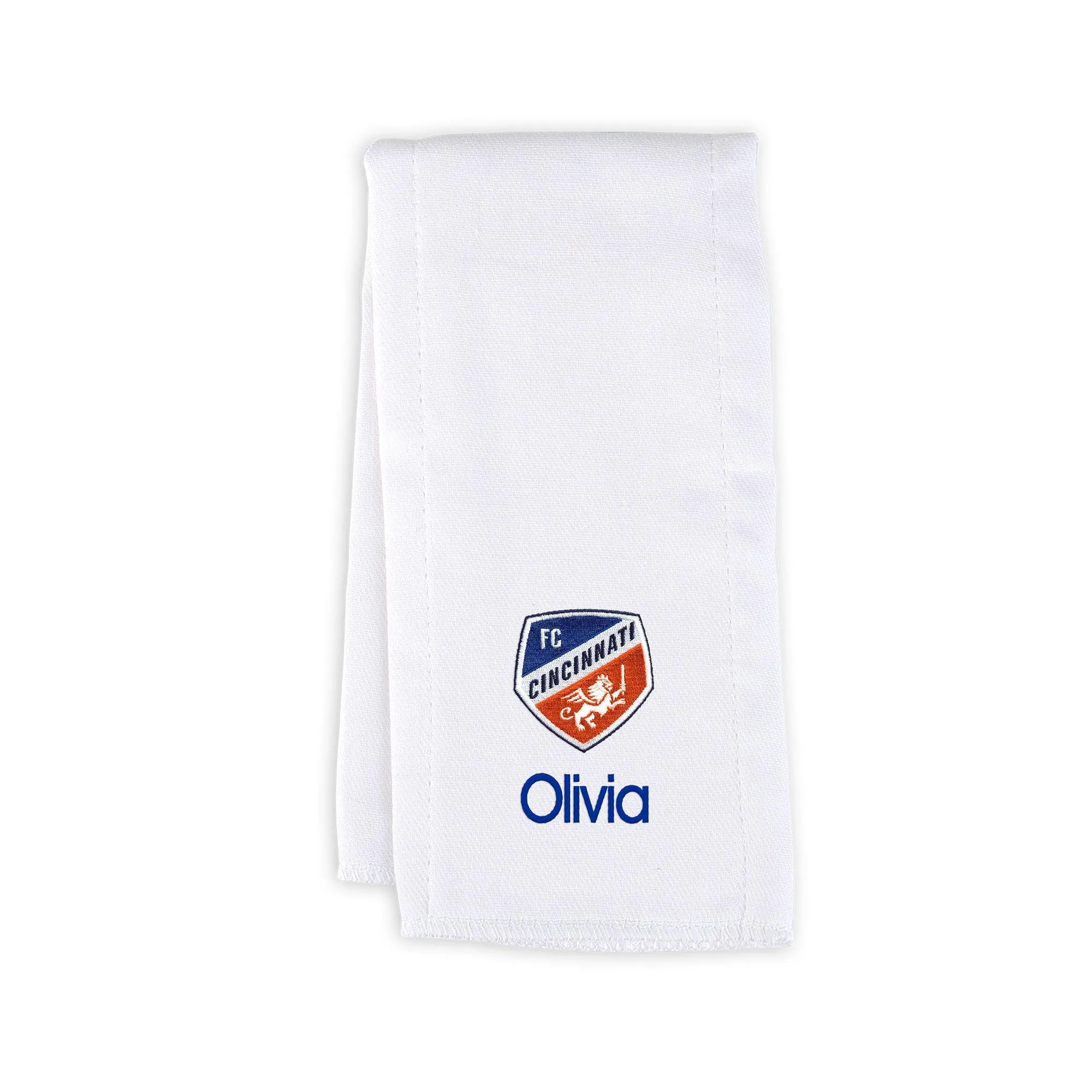 Personalized FC Cincinnati Burp Cloth