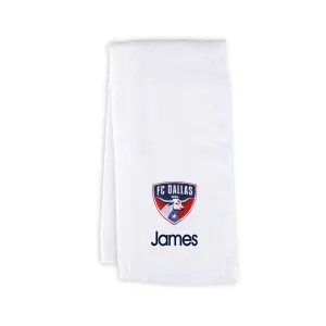 Personalized FC Dallas Burp Cloth