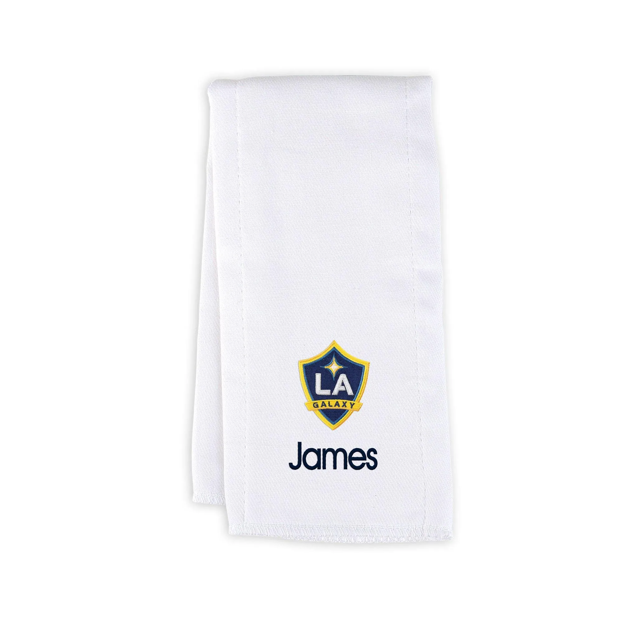 Personalized LA Galaxy Burp Cloth