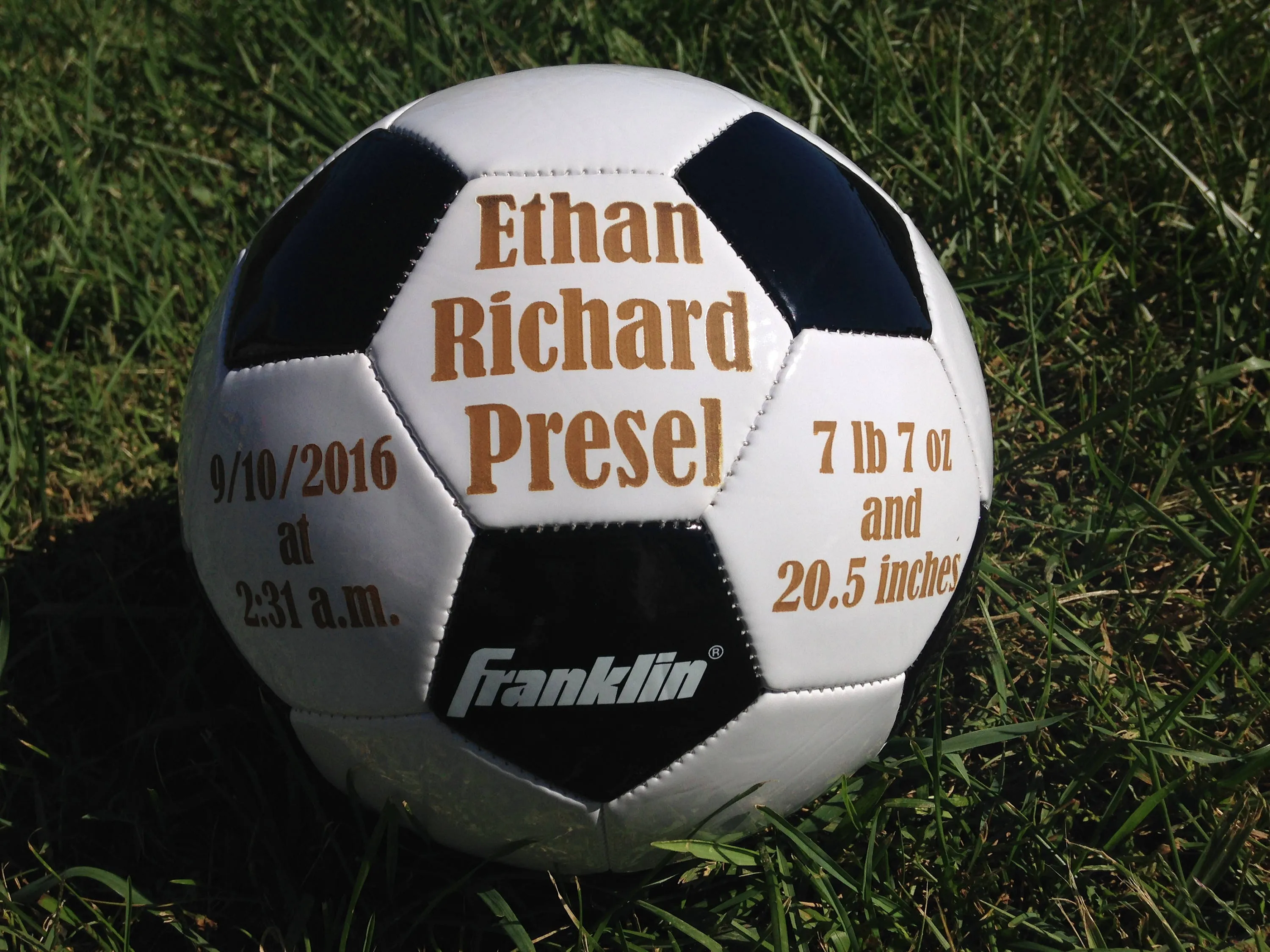 Personalized Soccer Ball, Flower Girl/Bridesmaid Gift