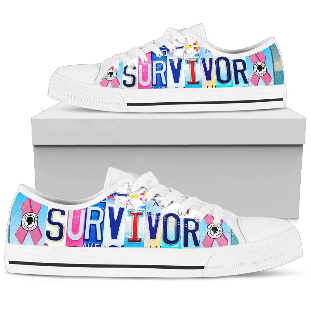 Pink Survivor Low Top Shoes