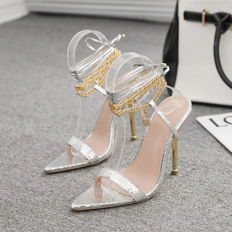 Pointed Strappy Sandals