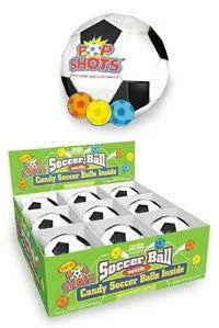 Pop Shots Candy Filled Soccer Balls