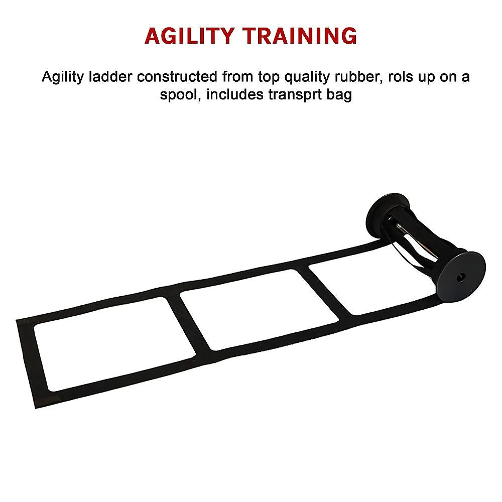 Portable Rubber Agility Ladder with Transport Bag