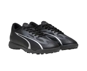 Puma Junior Ultra Play TT Football Boot Black/Asphalt