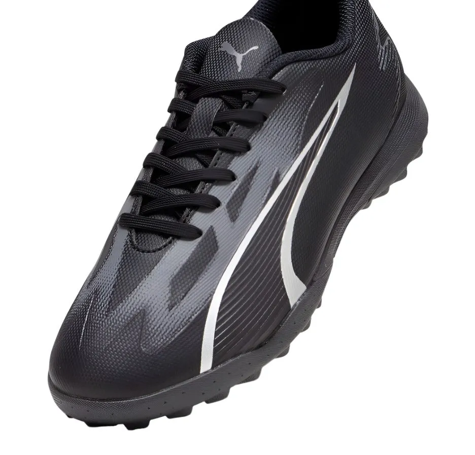 Puma Junior Ultra Play TT Football Boot Black/Asphalt