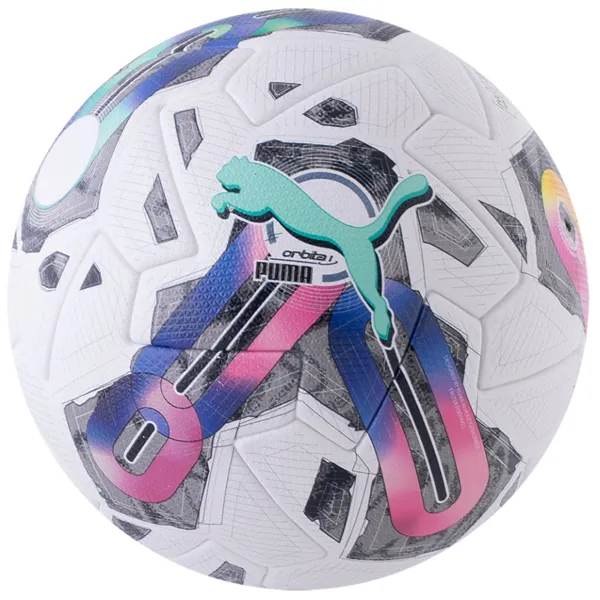 Puma Orbita 1 Thermabond FQP Official Match Ball (White/Multi)