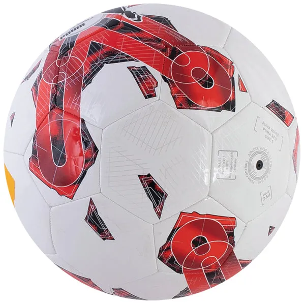 Puma Orbita 6 MS Soccer Ball (White/Red)