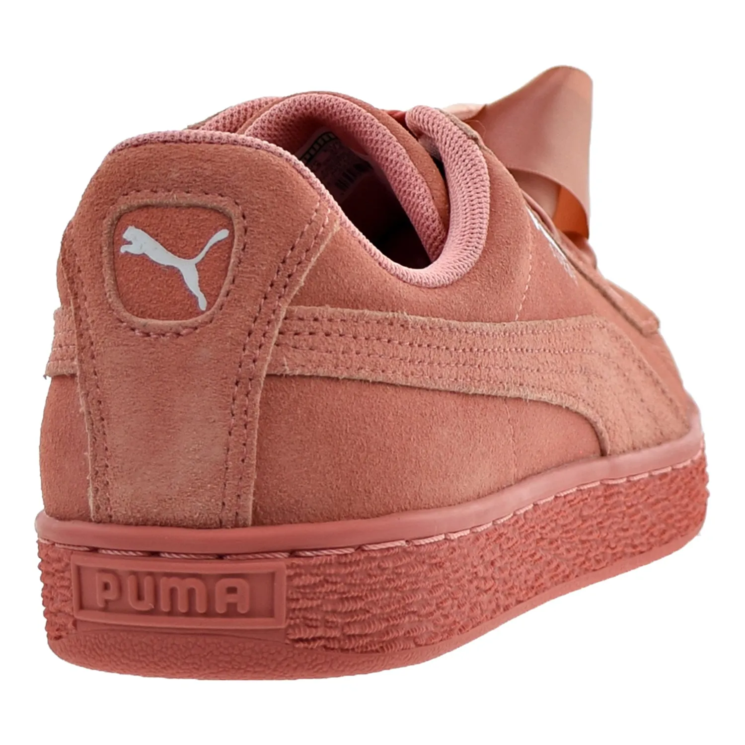 Puma Suede Heart Junior Big Kids Shoes Desert Flower/Puma White