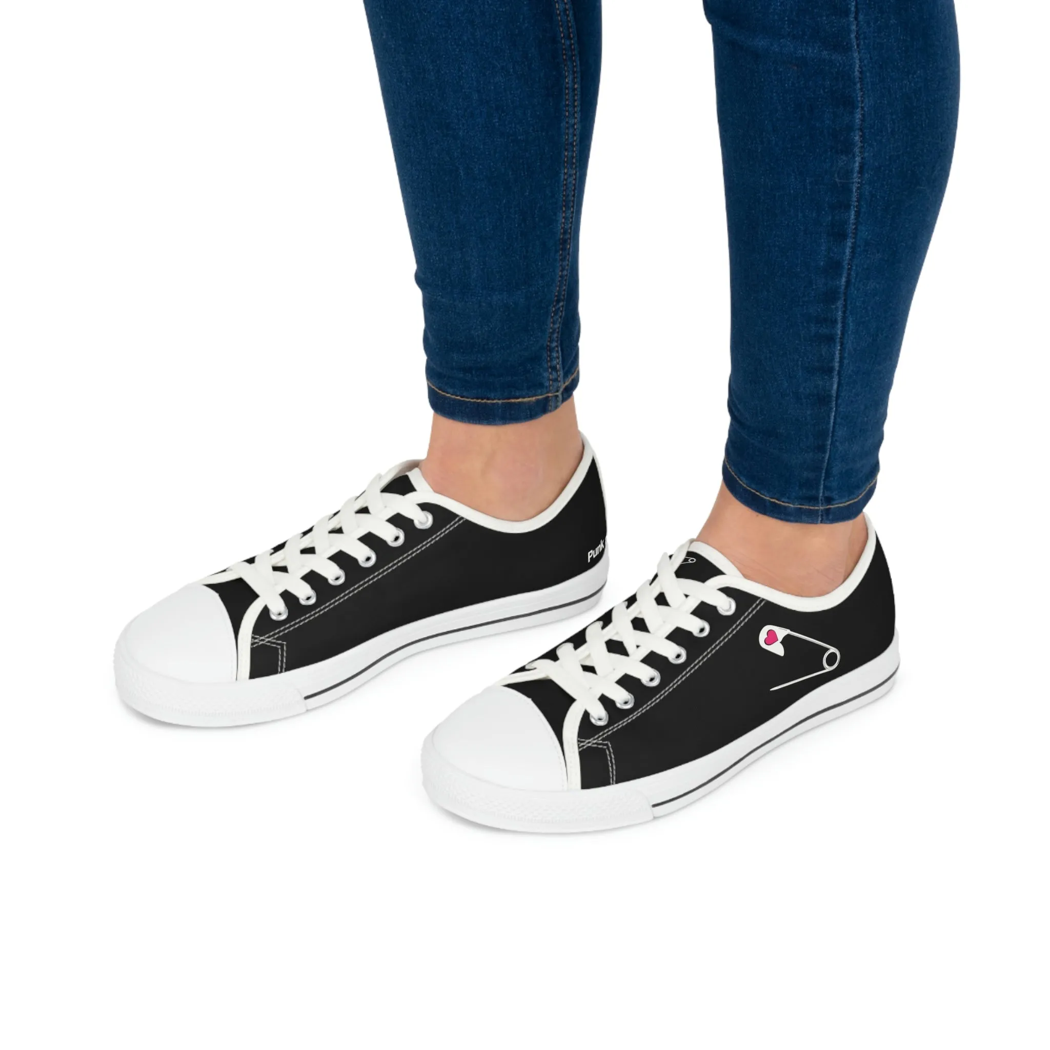 PUNK AS HECK - Ladies' Low Top Sneakers