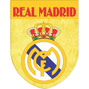 Real Madrid Soccer Team Flag Shield Style