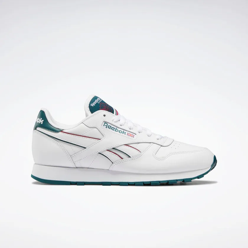 REEBOK CL LEATHER - Ftwr White / Midnight Pine / Punch Berry