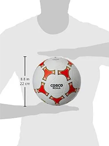 Rubber Roma Football (Multicolour | Size 5 | Soccer)