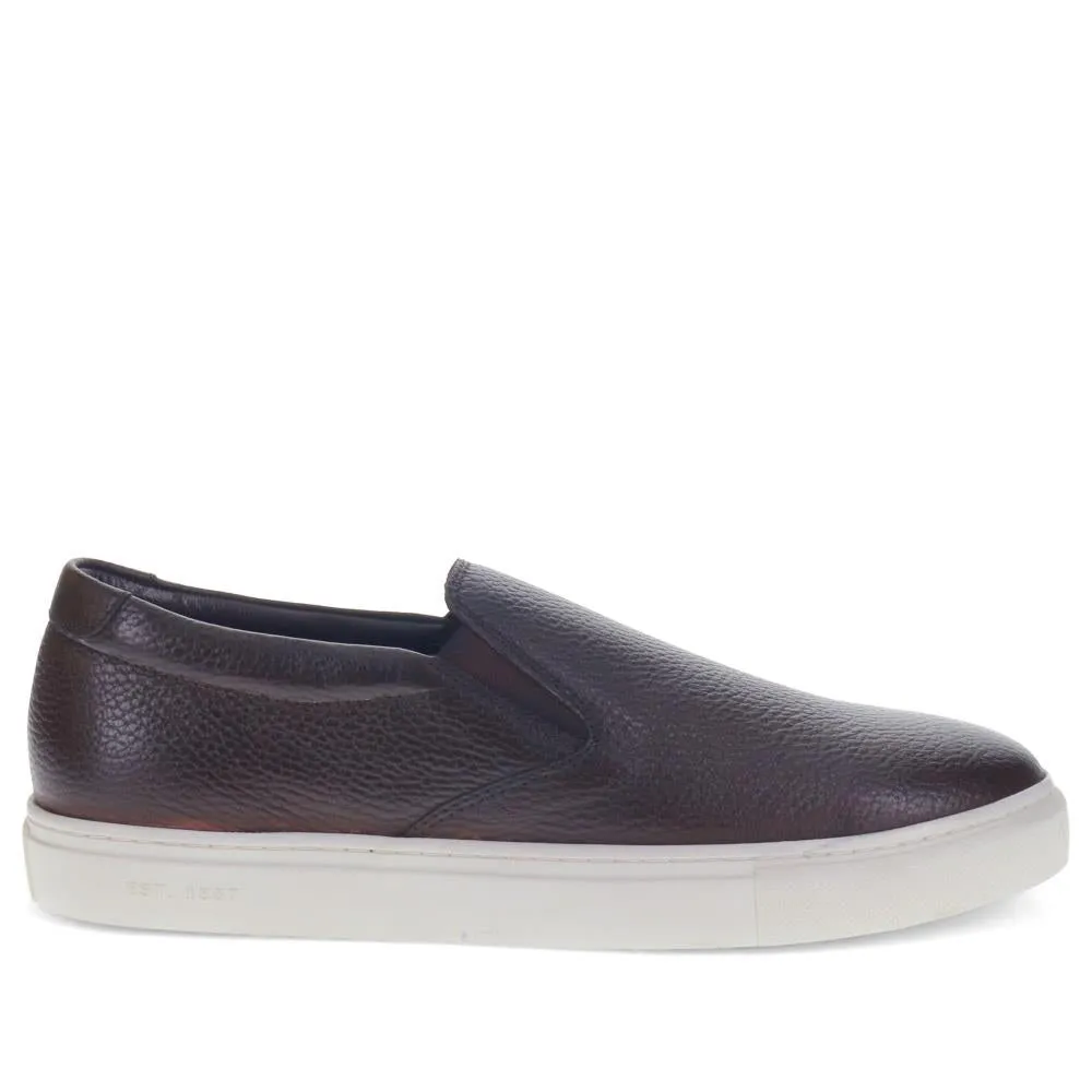 Ryden Leather Slip-On Shoes - RYDEN / 326 498