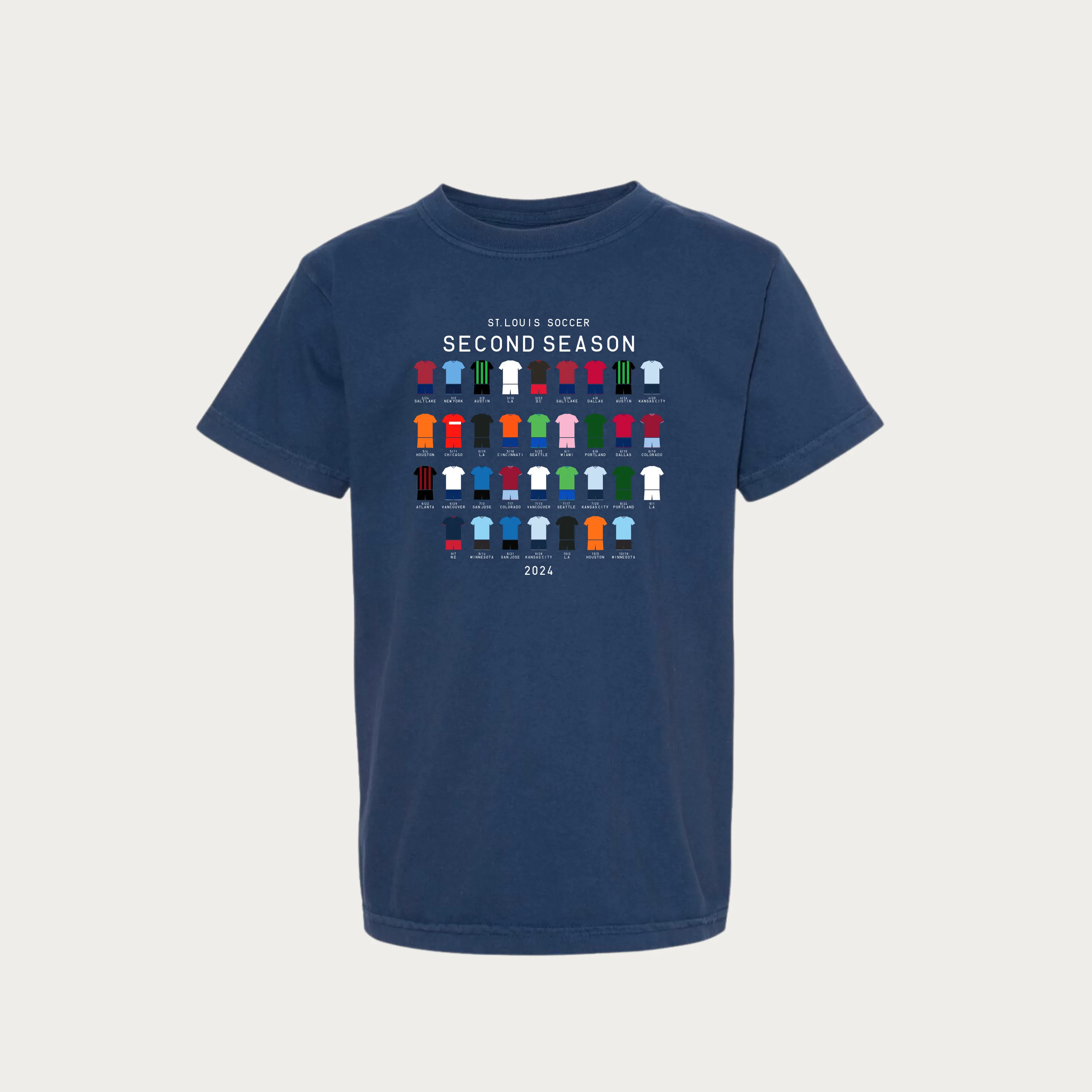 Second Season Navy Youth Tee