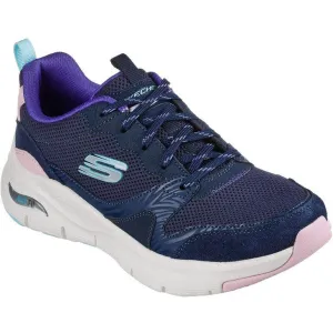 Skechers Womens Trainer Arch Fit Vista View Navy Multi