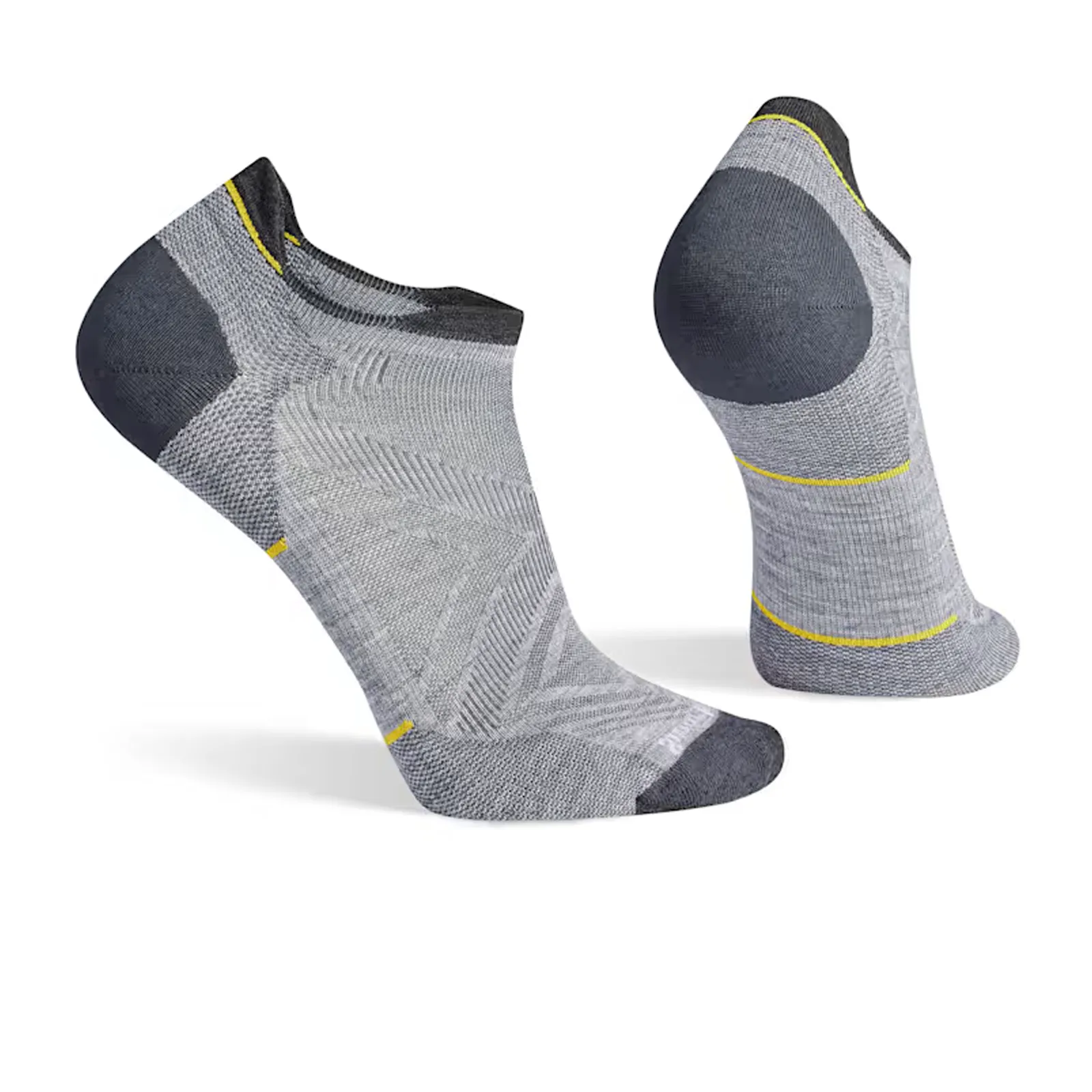 Smartwool Run Zero Cushion Low Ankle Sock (Men) - Light Gray