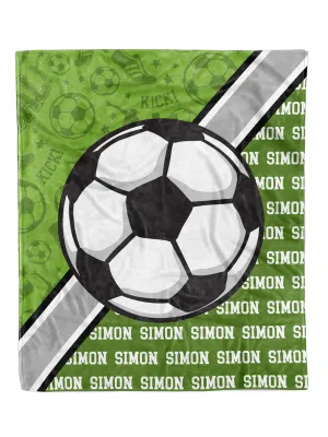 Soccer Action Blanket - Custom ♥PRE-ORDER♥