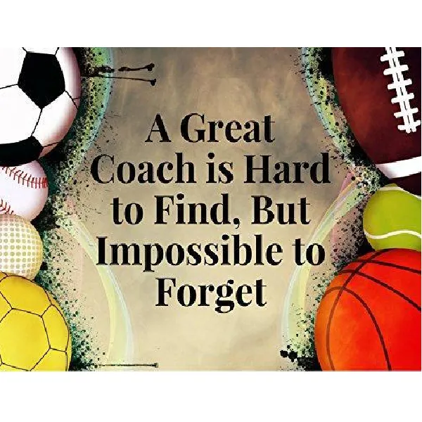 Soccer Coach Keychain, Great Coach is Hard to Find