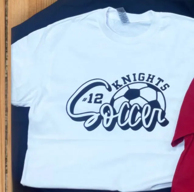 Soccer tee