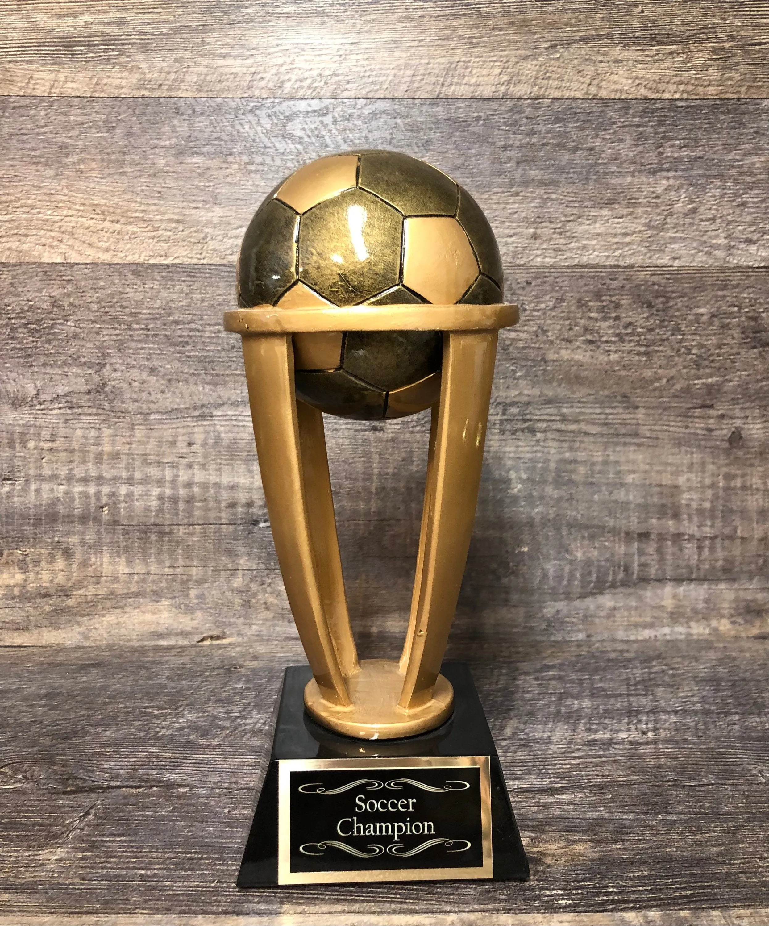 Soccer Trophy Fantasy Soccer 7.5" Tower Trophy Champion Winner Fantasy League Custom Trophy Team Sports Award  Free Engraving