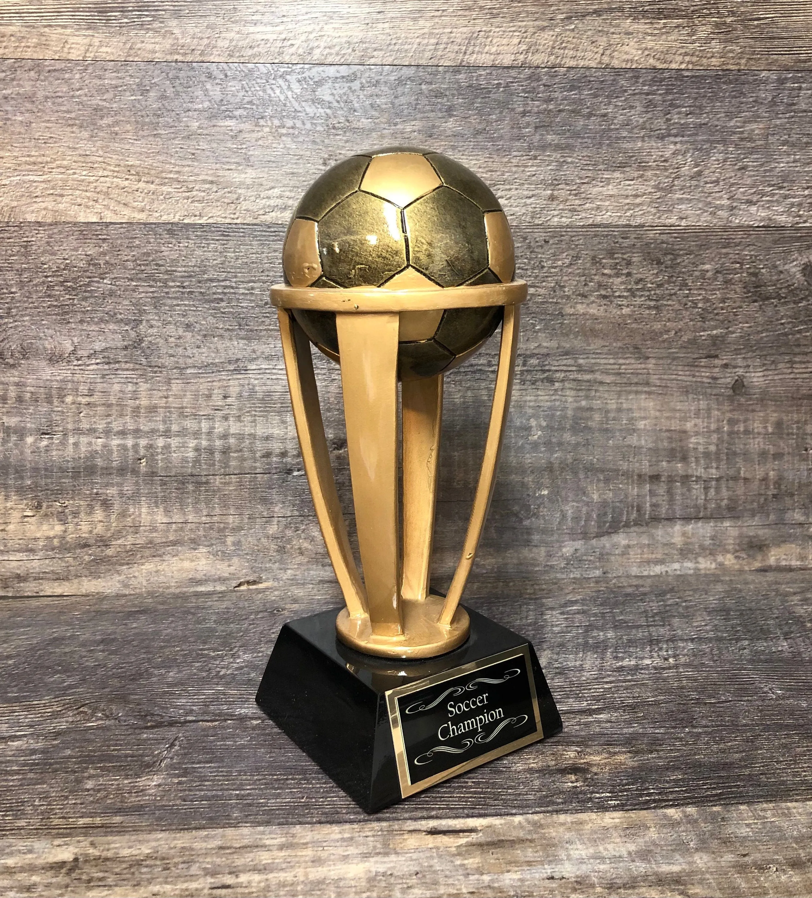 Soccer Trophy Fantasy Soccer 7.5" Tower Trophy Champion Winner Fantasy League Custom Trophy Team Sports Award  Free Engraving