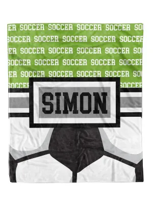 Soccer Zoom Blanket - Custom ♥PRE-ORDER♥