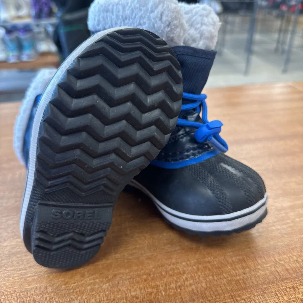 Sorel - Kids' Winter Boots - MSRP $80: Black/Blue-children-8