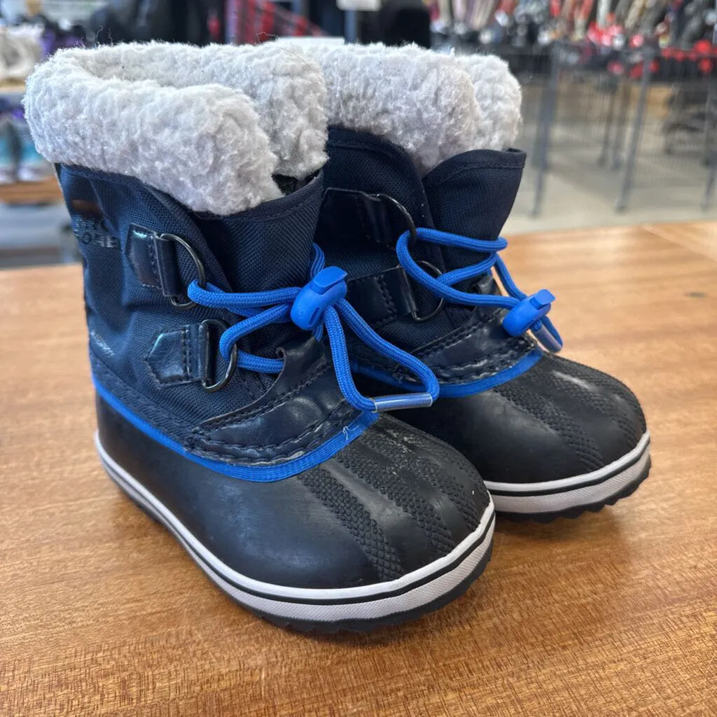 Sorel - Kids' Winter Boots - MSRP $80: Black/Blue-children-8