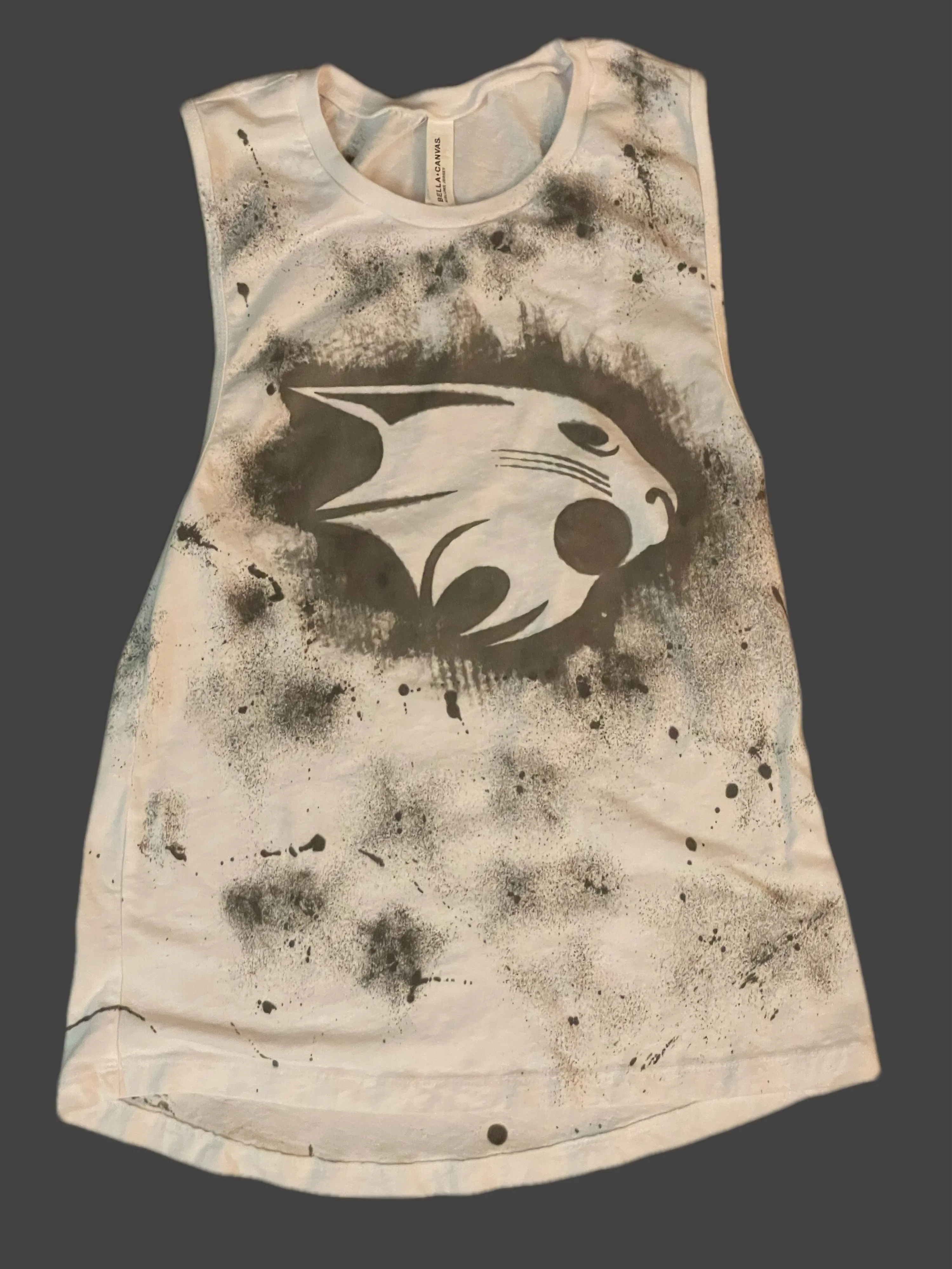 Splatter Paint Bobcat Tank