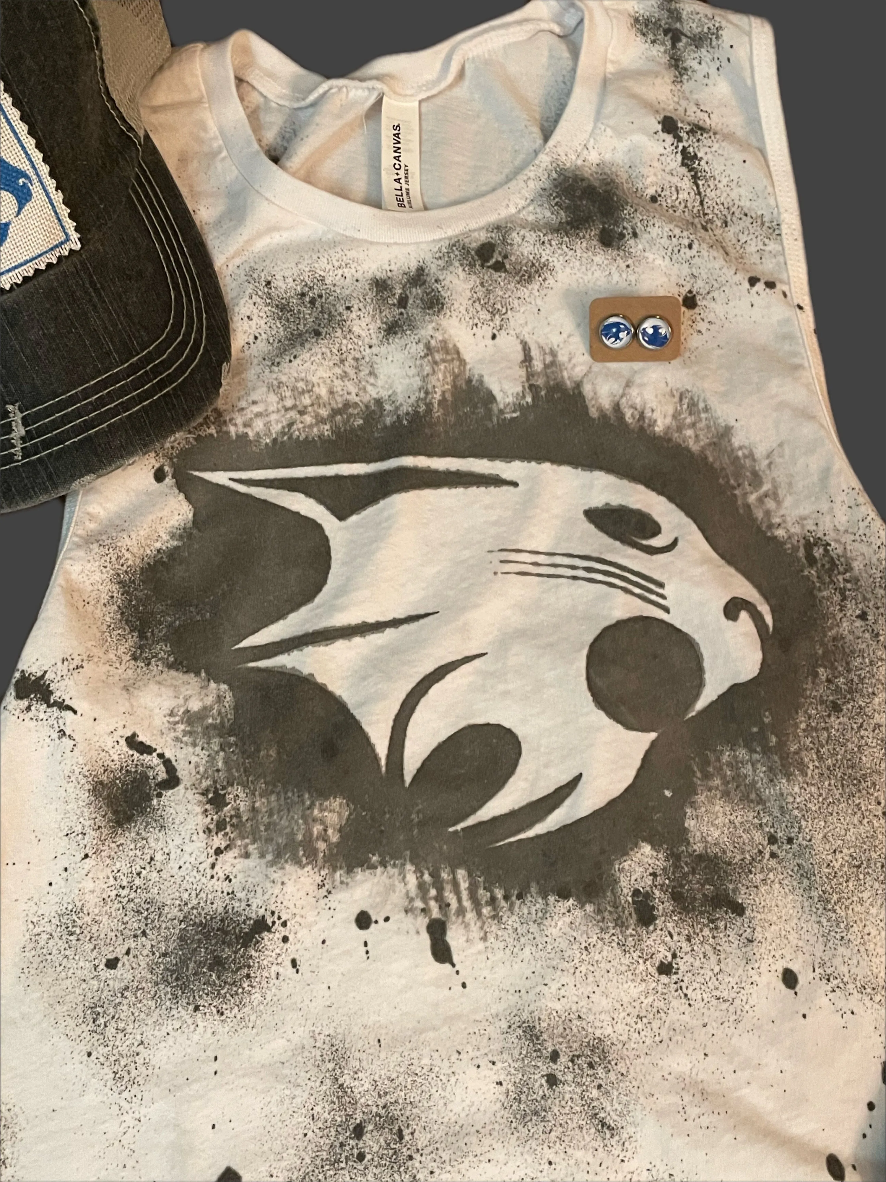 Splatter Paint Bobcat Tank