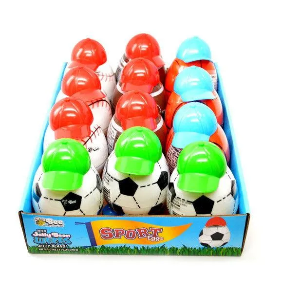 Sport Eggs with Jelly Bean Werks Jelly Beans