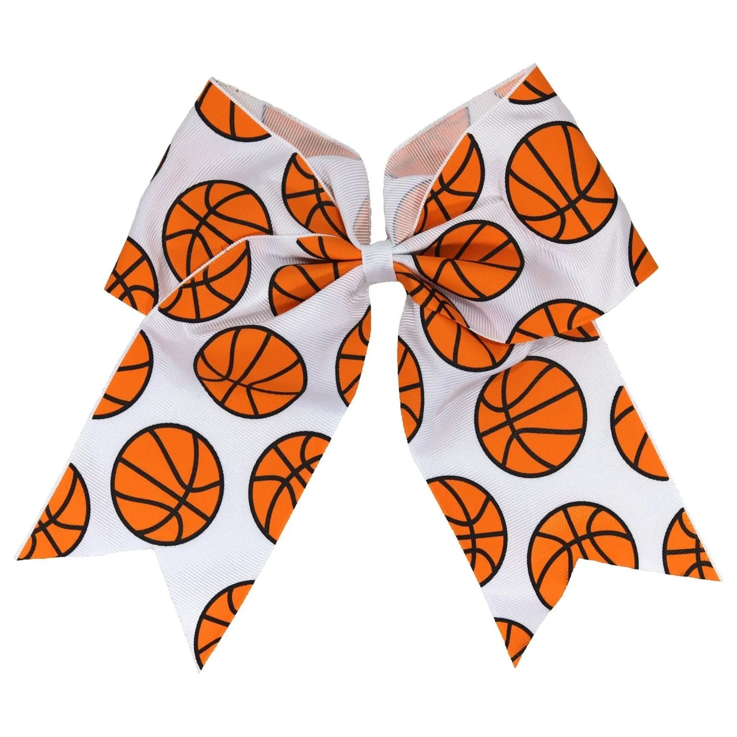 Sports Bows for Girls Large Hair Bows with Ponytail Holder Softball Volleyball Basketball Soccer Ribbon