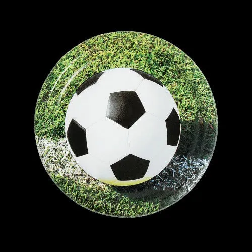 Sports Fanatic Soccer Dinner Paper Plates