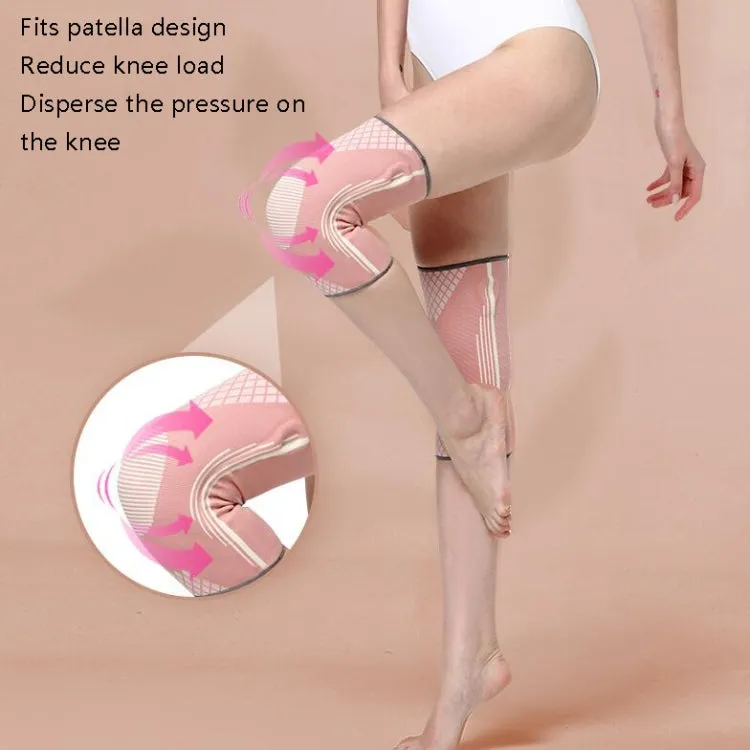 Sports Knee Pads Training Running Knee Thin Protective Cover, Specification: M(Pink)