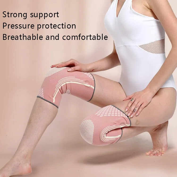 Sports Knee Pads Training Running Knee Thin Protective Cover, Specification: M(Pink)